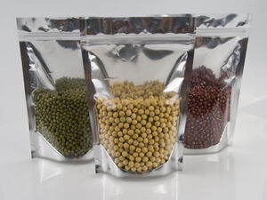 Aluminizing back clear front stand up